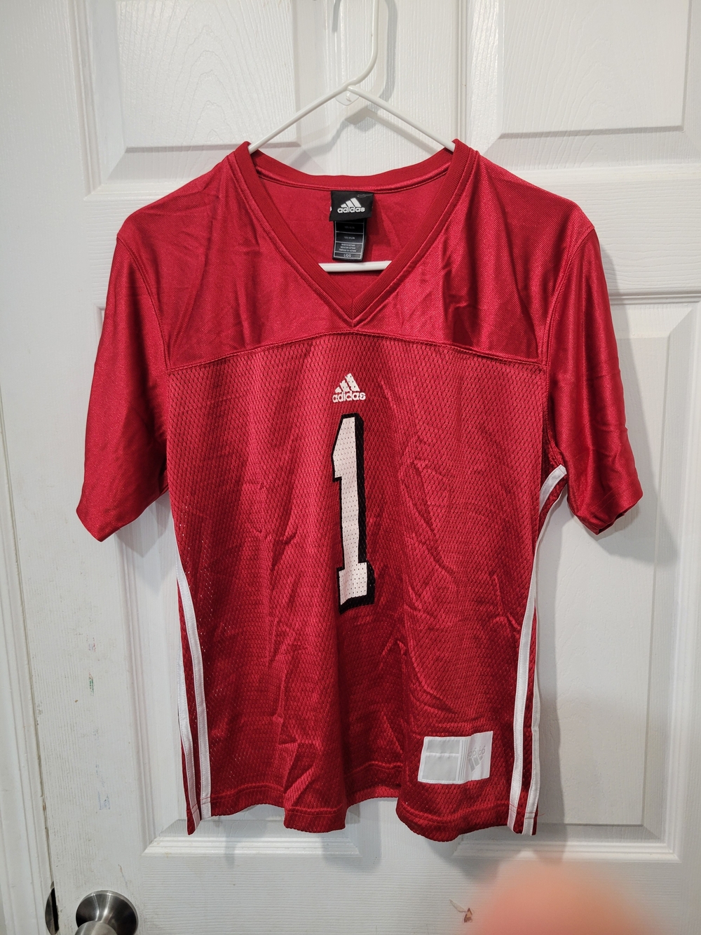 Adidas Womans Louisville Cardinals Ncaa red jersey
